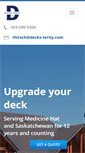 Mobile Screenshot of decks-terity.com